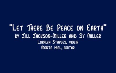 Let There Be Peace on Earth (violin + guitar)