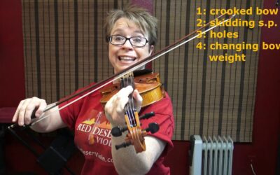 Detache’ Violin Bow Stroke: Problems and Solutions