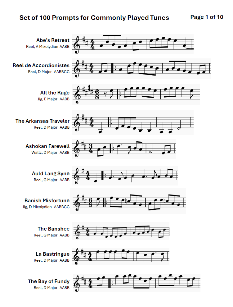 Prompters 3-ring Binder